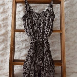 Leopard Print Romper